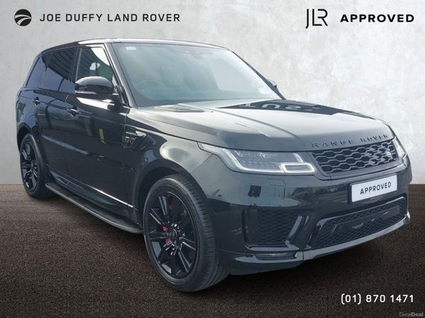 Land Rover Range Rover Sport SUV, Petrol Plug-in Hybrid, 2022, Black