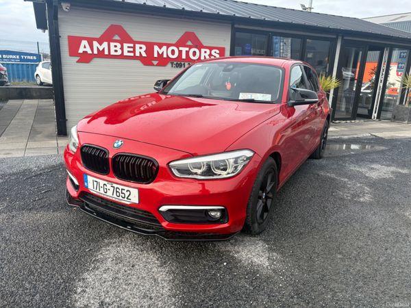 BMW 1-Series Hatchback, Petrol, 2017, Red