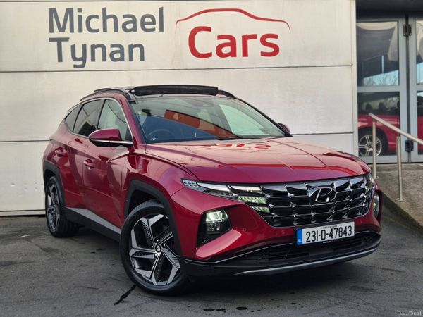 Hyundai Tucson SUV, Petrol Plug-in Hybrid, 2023, Red