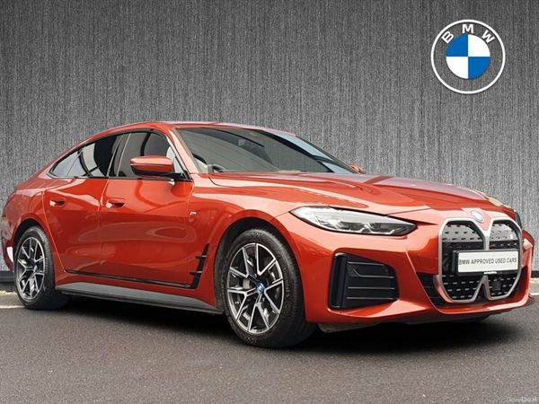 BMW i4 Hatchback, Electric, 2024, Orange