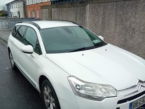 Citroen C5 Estate, Diesel, 2008, White