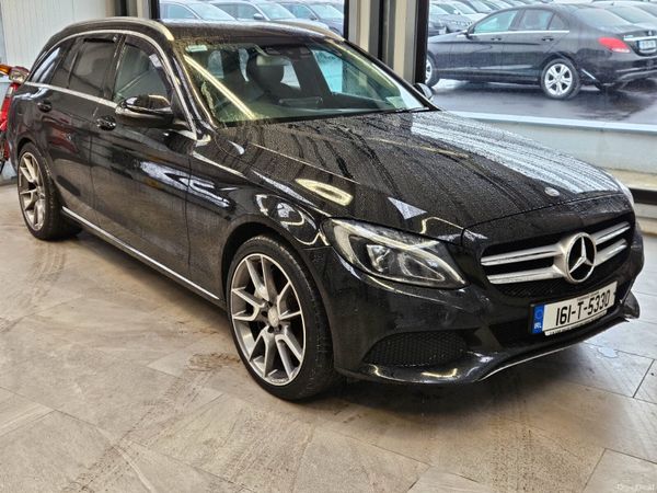 Mercedes-Benz C-Class Estate, Petrol Plug-in Hybrid, 2016, Black