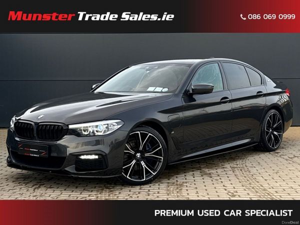 BMW 5-Series Saloon, Petrol Plug-in Hybrid, 2018, Grey