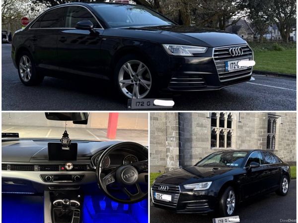 Audi A4 Saloon, Petrol, 2017, Black