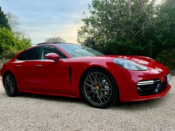 Porsche Panamera Hatchback, Petrol Hybrid, 2019, Red