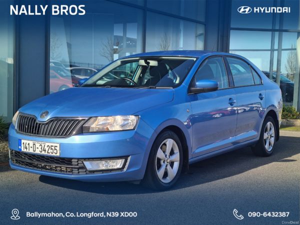 Skoda Rapid Hatchback, Diesel, 2014, Blue