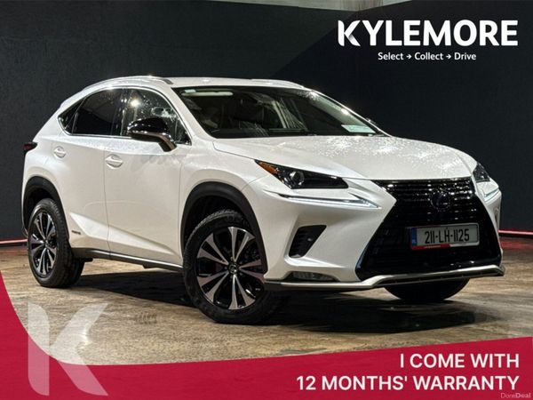 Lexus NX SUV, Petrol Hybrid, 2021, White