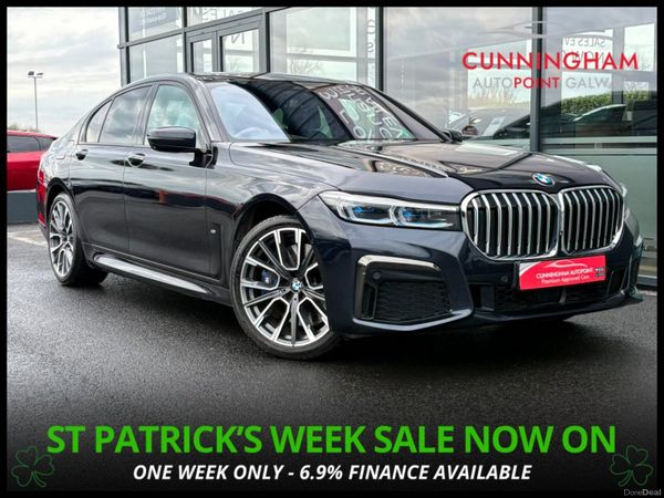BMW 7-Series Saloon, Petrol Plug-in Hybrid, 2020, Black