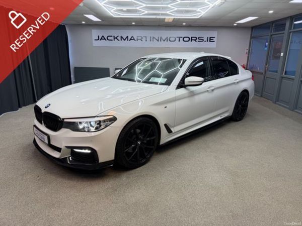 BMW 5-Series Saloon, Diesel, 2019, White