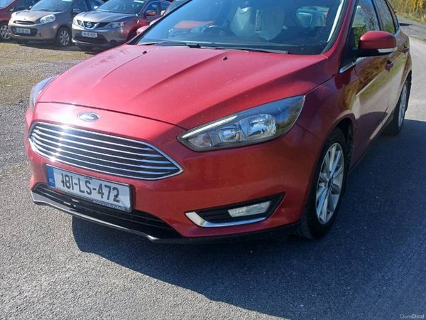 Ford Focus Hatchback, Diesel, 2018, Red