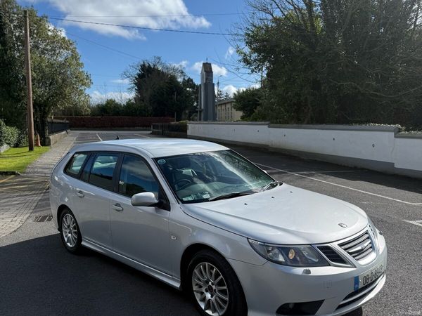 Saab 9-3 Estate, Ethanol Petrol, 2008, Silver
