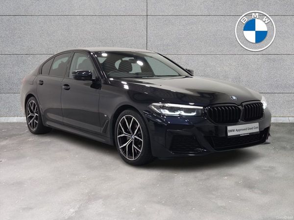 BMW 5-Series Saloon, Diesel Hybrid, 2023, Black