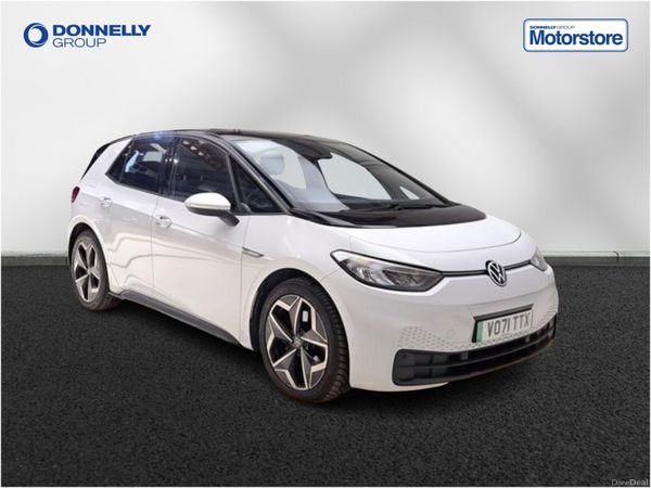 Volkswagen ID.3 Hatchback, Electric, 2021, White