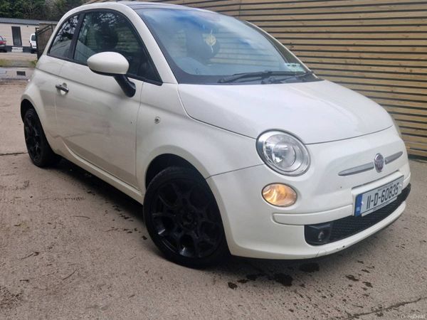 Fiat 500 Hatchback, Petrol, 2011, White