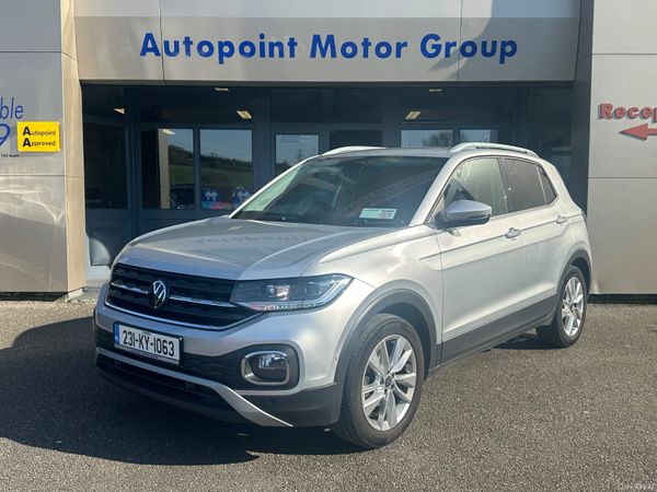 Volkswagen T-Cross SUV, Petrol, 2023, Grey