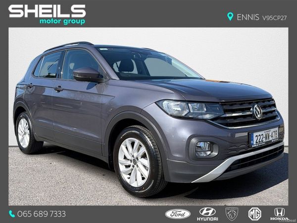 Volkswagen T-Cross SUV, Petrol, 2022, Grey