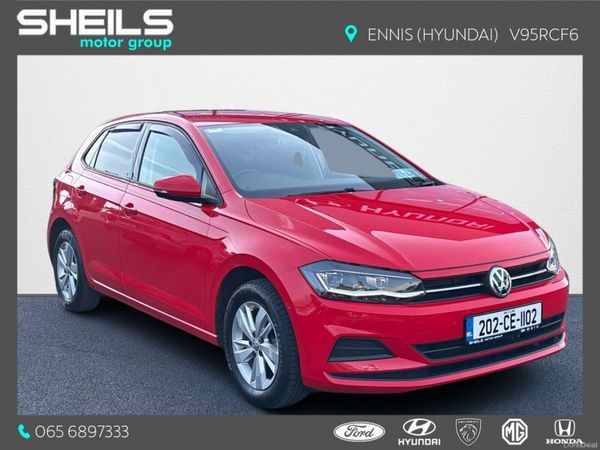 Volkswagen Polo Hatchback, Petrol, 2020, Red