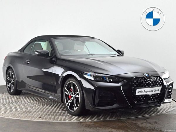 BMW 4-Series Convertible, Petrol, 2025, Black