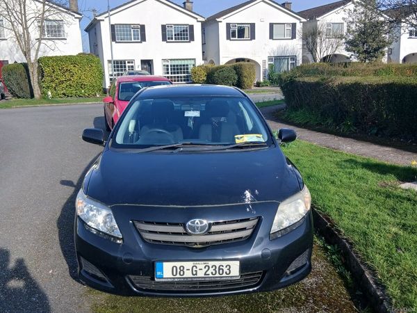 Toyota Corolla Saloon, Petrol, 2008, Black