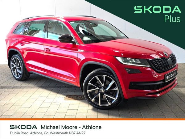 Skoda Kodiaq SUV, Diesel, 2023, Red