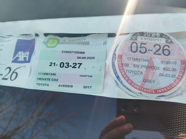 Toyota Avensis Saloon, Diesel, 2017, Grey