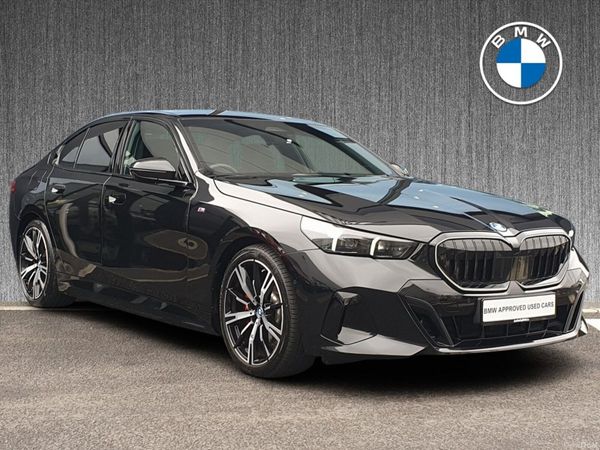 BMW 5-Series Saloon, Petrol Plug-in Hybrid, 2024, Black