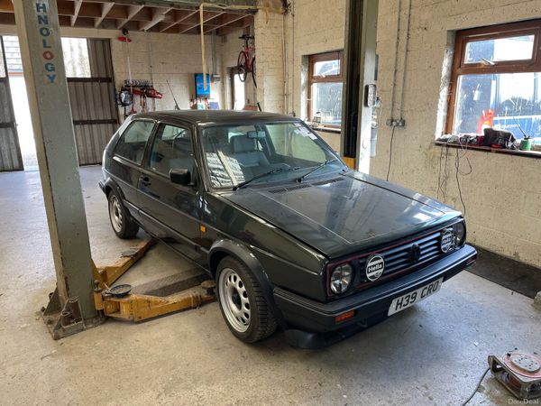 Volkswagen Golf Hatchback, Petrol, 1990, Green