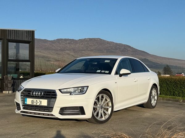 Audi A4 Saloon, Diesel, 2018, White