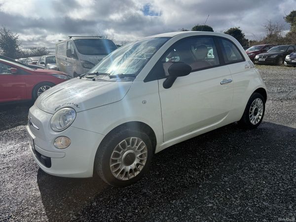 Fiat 500 Hatchback, Petrol, 2010, White