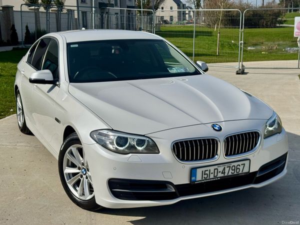 BMW 5-Series Saloon, Diesel, 2015, White