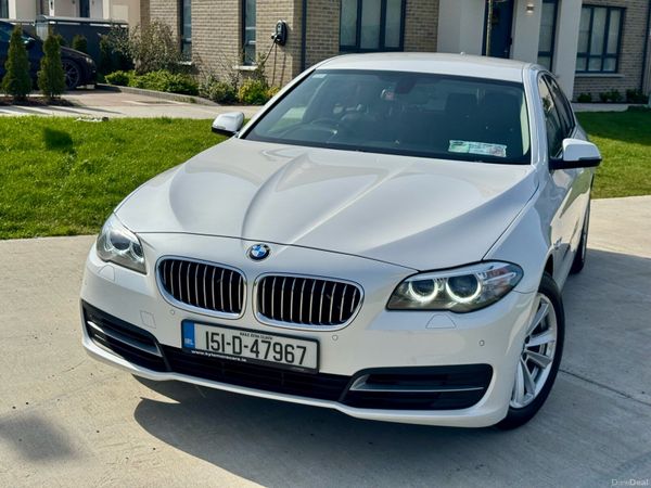 BMW 5-Series Saloon, Diesel, 2015, White