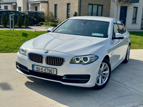 BMW 5-Series Saloon, Diesel, 2015, White
