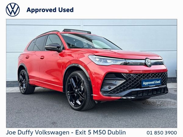 Volkswagen Tiguan SUV, Petrol Hybrid, 2025, Red