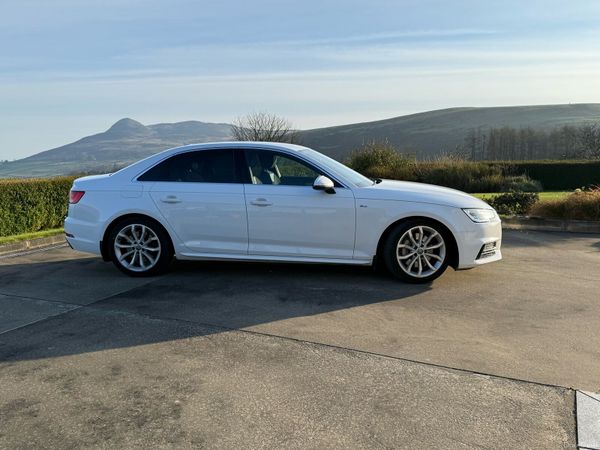 Audi A4 Saloon, Diesel, 2018, White