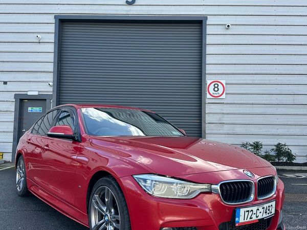 BMW 3-Series Saloon, Petrol Plug-in Hybrid, 2017, Red