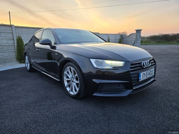 Audi A4 Saloon, Diesel, 2017, Black