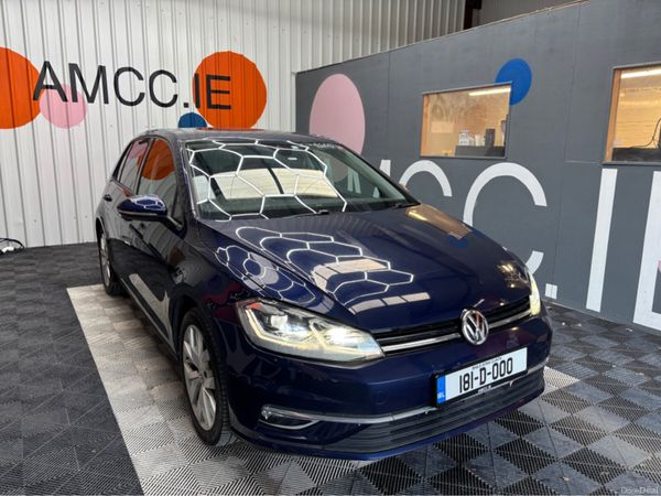 Volkswagen Golf Hatchback, Petrol, 2018, Blue