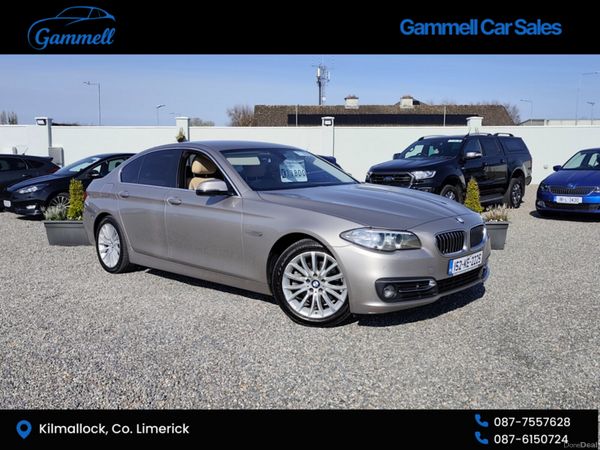 BMW 5-Series Saloon, Diesel, 2015, Silver