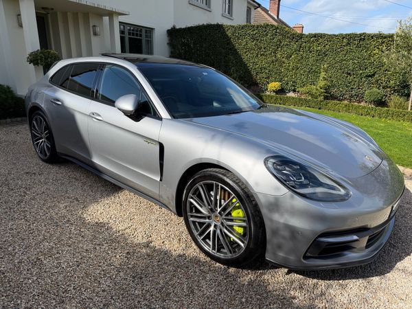 Porsche Panamera Estate, Petrol Plug-in Hybrid, 2017, Silver