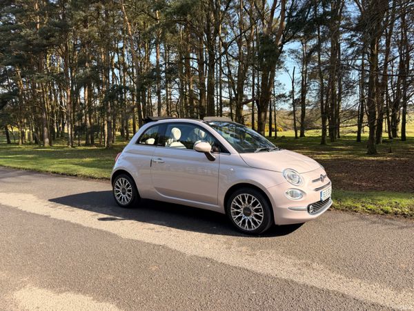 Fiat 500C Convertible, Petrol, 2019, Pink