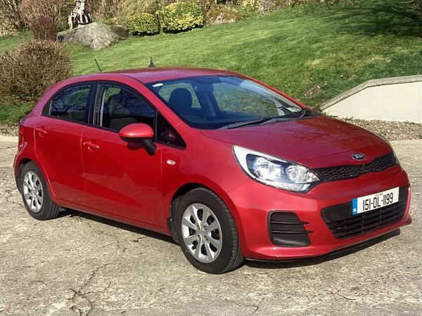 Kia Rio Hatchback, Petrol, 2014, Red