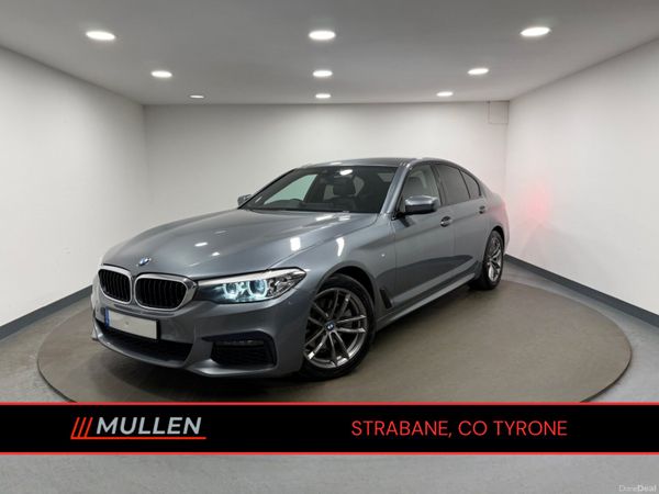 BMW 5-Series Saloon, Diesel Hybrid, 2020, Blue