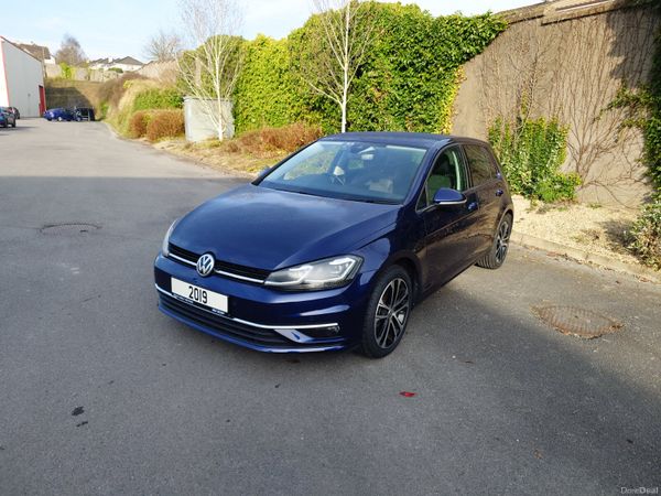 Volkswagen Golf Hatchback, Petrol, 2019, Blue