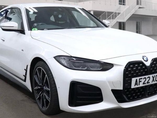 BMW 4-Series Hatchback, Diesel Hybrid, 2022, White