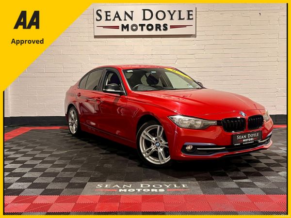BMW 3-Series Saloon, Petrol Plug-in Hybrid, 2016, Red