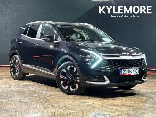 Kia Sportage SUV, Petrol Plug-in Hybrid, 2023, Black