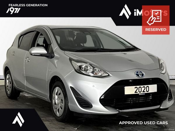 Toyota Aqua Hatchback, Petrol Hybrid, 2020, Silver