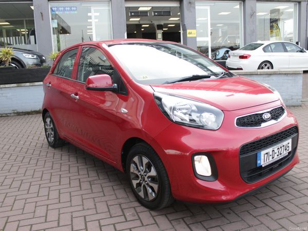 Kia Picanto Hatchback, Petrol, 2017, Red