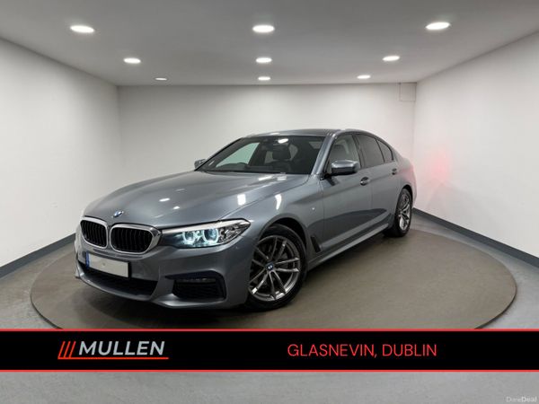 BMW 5-Series Saloon, Diesel Hybrid, 2020, Blue