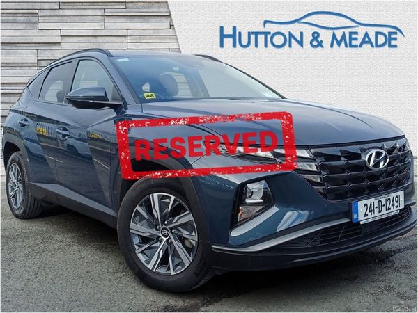 Hyundai Tucson SUV, Petrol Hybrid, 2024, Green